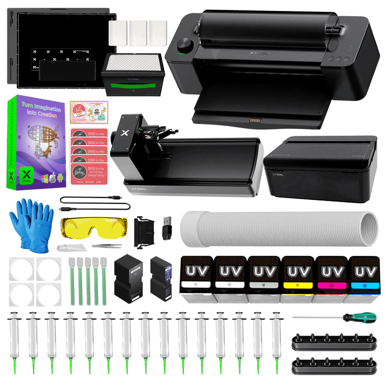 xTool O1 Omni Single Head UV Printer All-in-One Business Bundle Swing Design 4