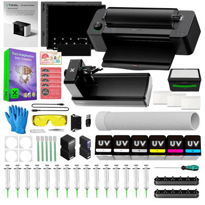 xTool O1 Omni Single Head UV Printer with Rotary & Laminator Attachments Swing Design 4