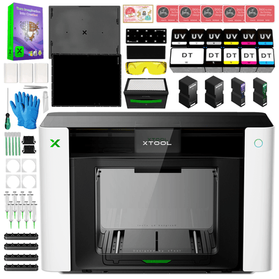 xTool O1 Omni UV + DT Fabric Printer | 4-in-1 UV &amp; Apparel Printer Swing Design 1