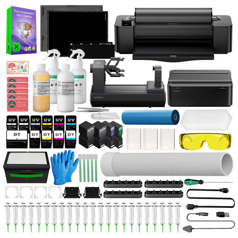 xTool O1 Omni UV + DT Fabric Printer All-in-One Business Bundle Swing Design 4