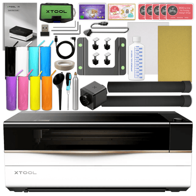 xTool O1 Omni UV + DT Fabric Printer with P3 CO2 Laser Cutter Without AP2 MAX Air Purifier Swing Design 3