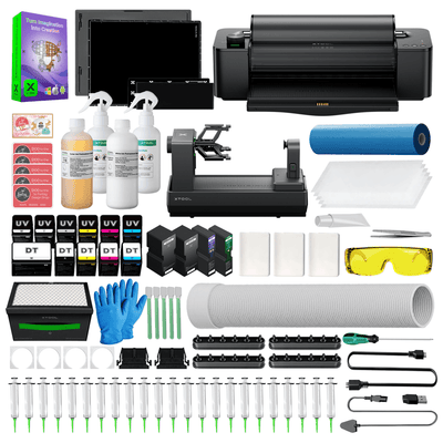 xTool O1 Omni UV + DT Fabric Printer with Rotary & Laminator Attachments Swing Design 3