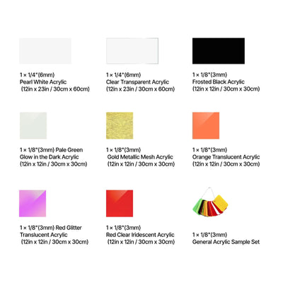 xTool P Series Laser Material Kit Laser Engraver Accessories xTool 