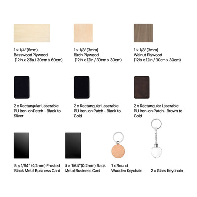 xTool P Series Laser Material Kit Laser Engraver Accessories xTool 
