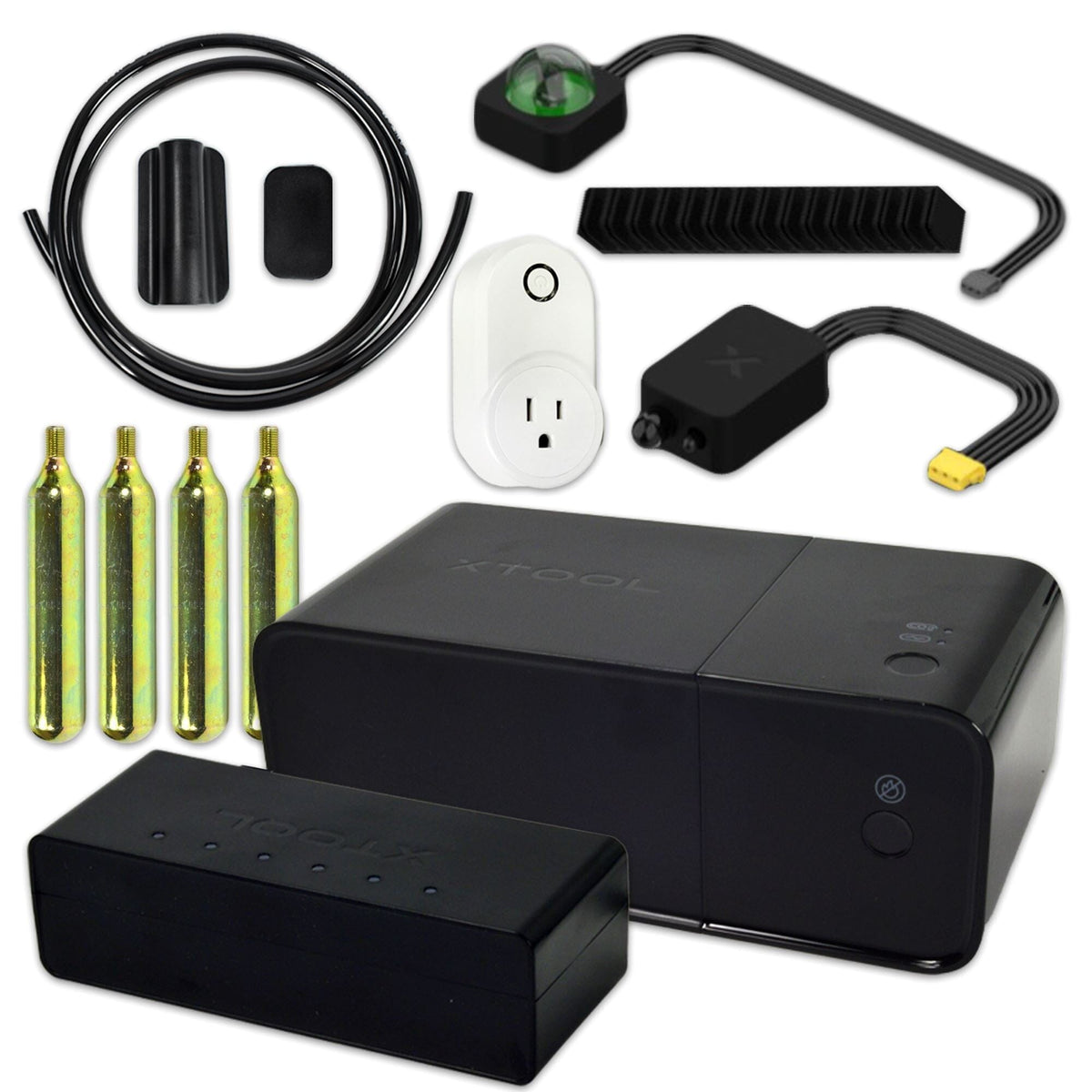 xTool P2 55W CO2 Laser Cutter & Engraver Machine Bundle - White Laser Engraver xTool 