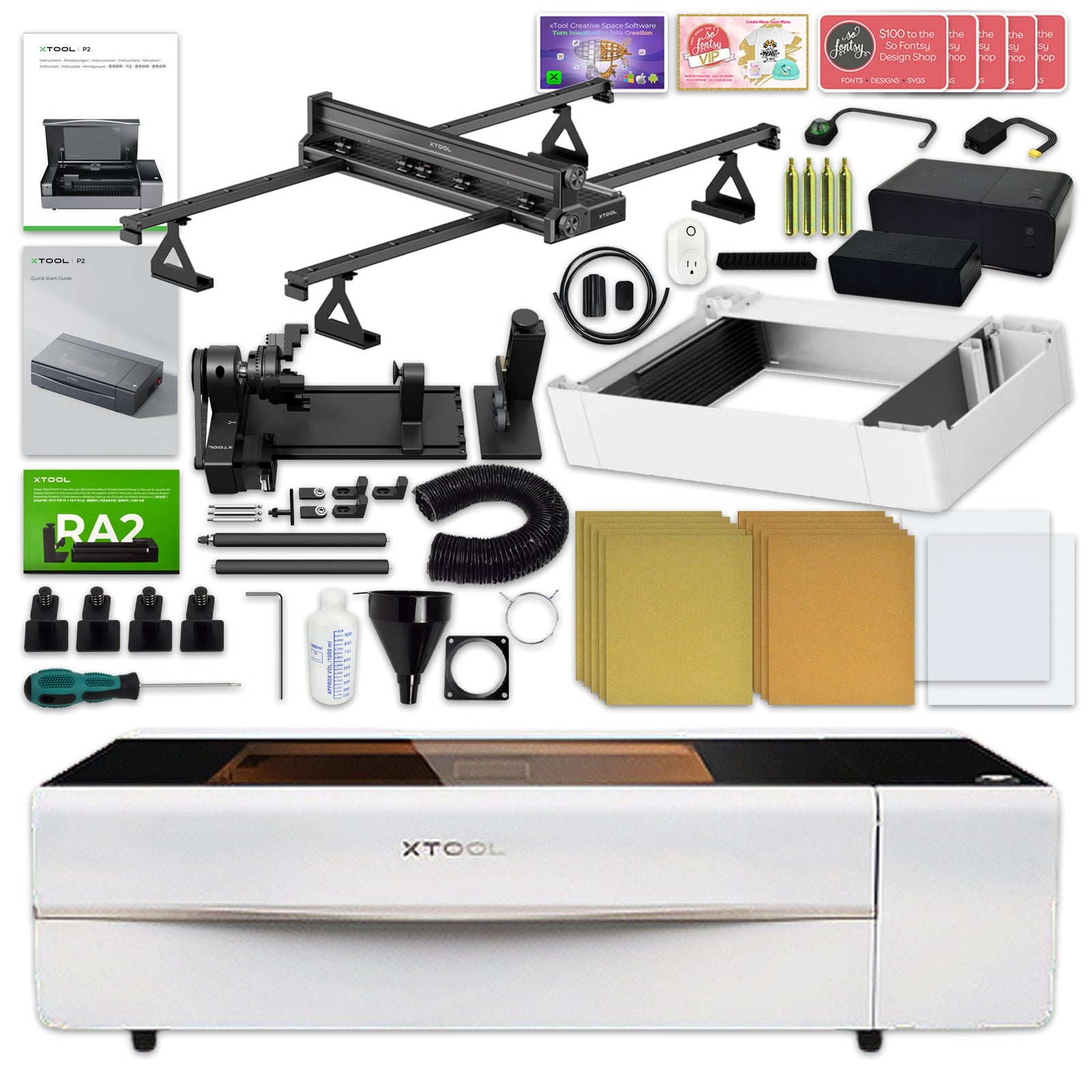 Xtool Designs xTool P2 Laser & Engraving Machine Bundles | Swing Design