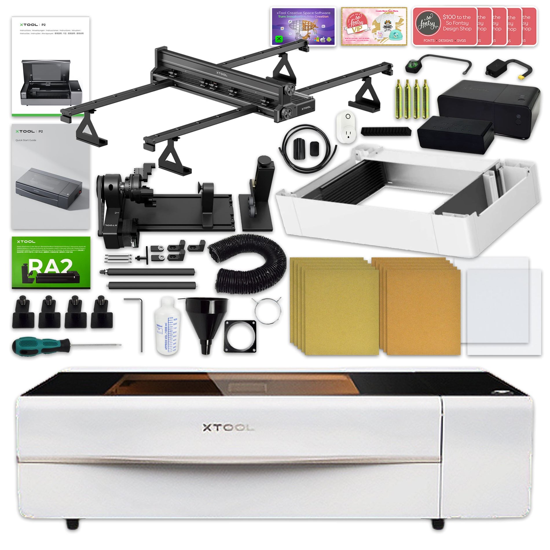 xTool P2S Best Laser & Engraving Bundles | Swing Design
