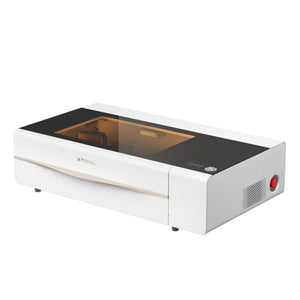 xTool P2 55W CO2 Laser Cutter & Engraver w/ Riser, Rotary, Rail, Filter - White Laser Engraver xTool 