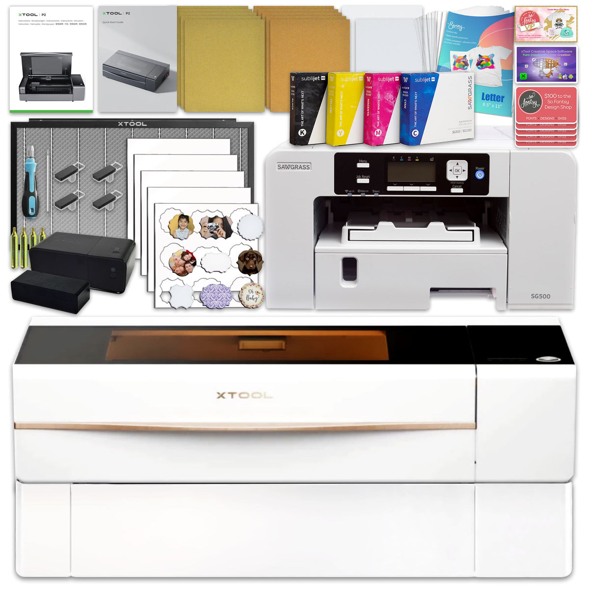 xTool P2 Laser & Engraving Machine Bundles | Swing Design