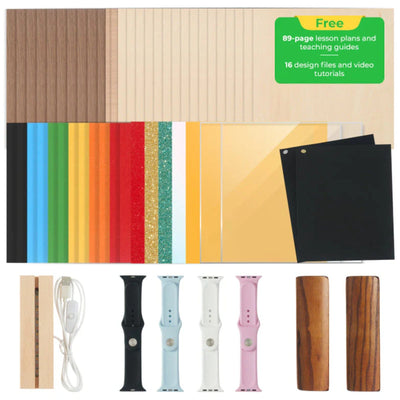 xTool P2/P2S/P3 Laser Material Education Package Laser Engraver Accessories xTool 