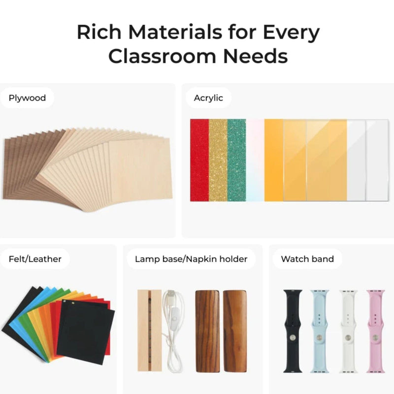 xTool P2/P2S/P3 Laser Material Education Package Laser Engraver Accessories xTool 