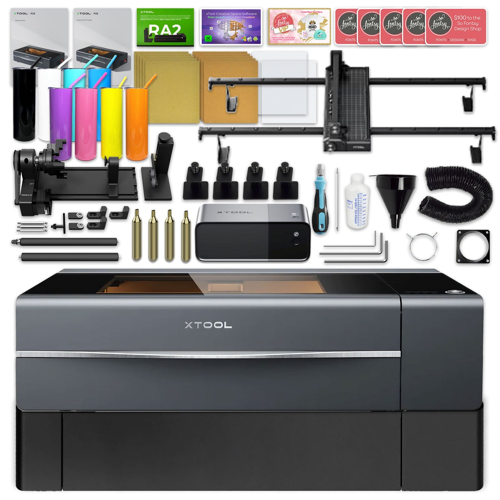 xTool P2S Best Laser & Engraving Bundles | Swing Design