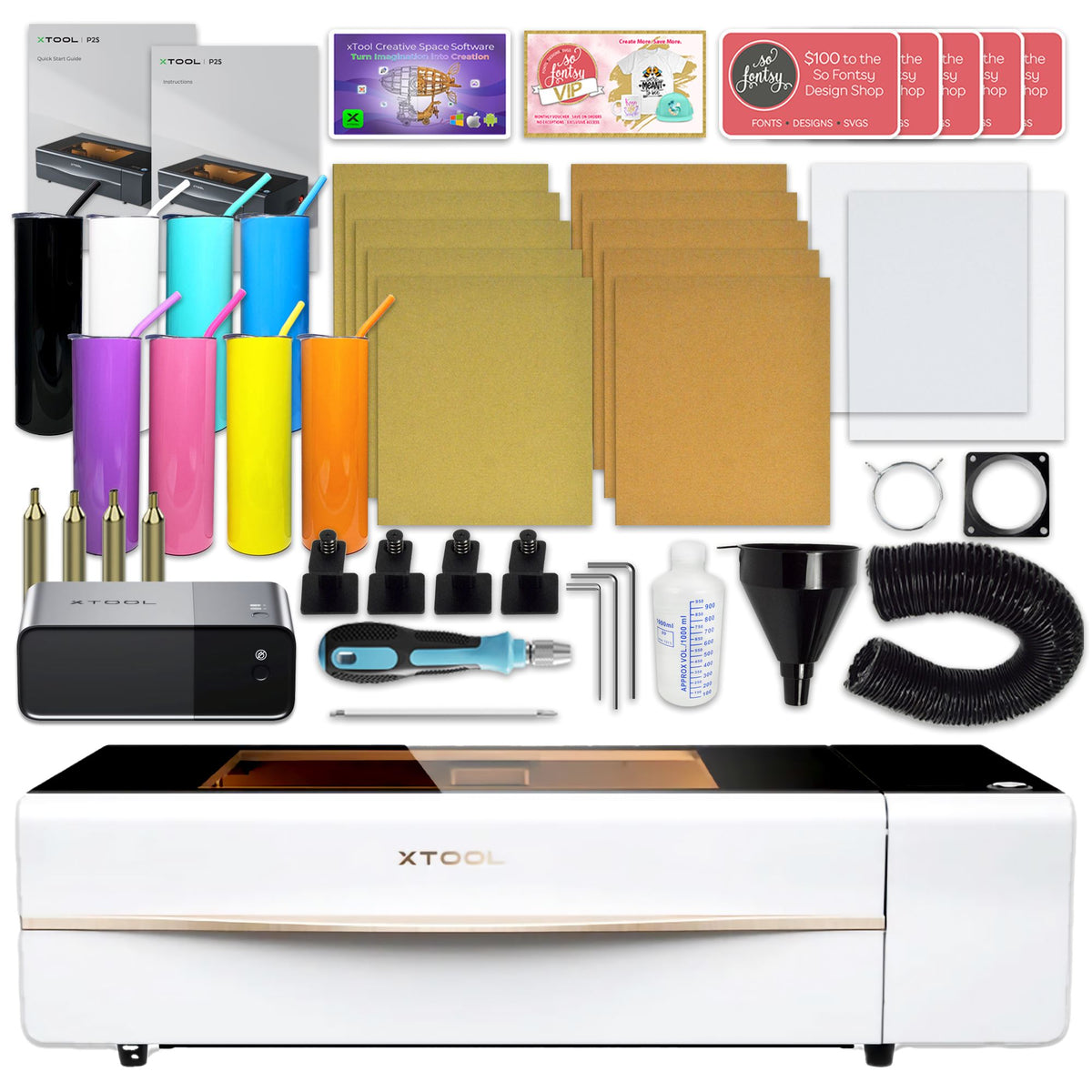 xTool P2S Best Laser & Engraving Bundles | Swing Design