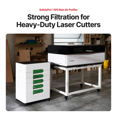 xTool P3 80W CO2 Laser Cutter & Engraving Machine, AP2 Max, Rotary, Rail System Laser Engraver xTool 