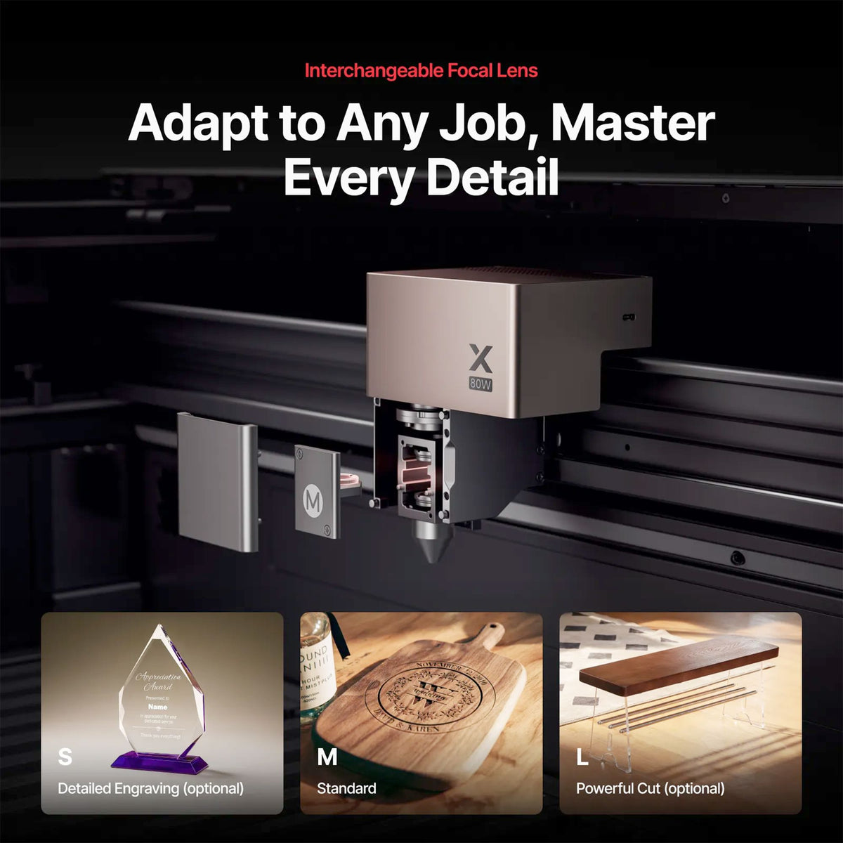 xTool P3 80W CO2 Laser Cutter &amp; Engraving Machine with Intelligent Automation Laser Engraver xTool 