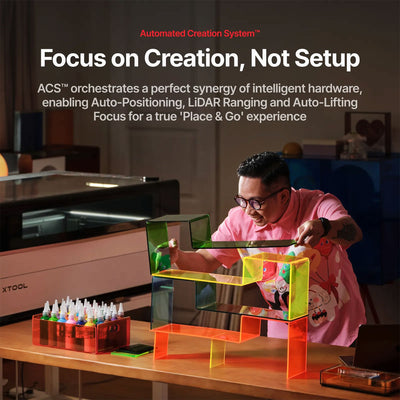 xTool P3 80W CO2 Laser Cutter & Engraving Machine with Intelligent Automation Laser Engraver xTool 