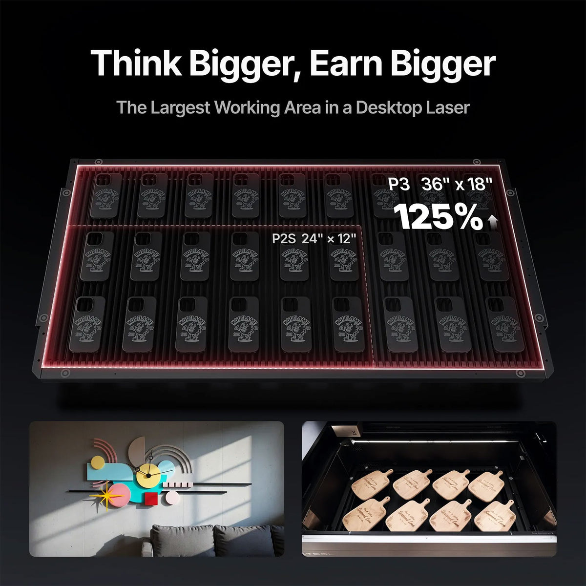 xTool P3 80W CO2 Laser Cutter &amp; Engraving Machine with Intelligent Automation Laser Engraver xTool 