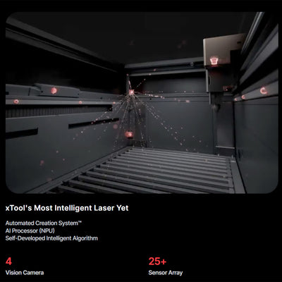 xTool P3 80W CO2 Laser Cutter & Engraving Machine with Intelligent Automation Laser Engraver xTool 