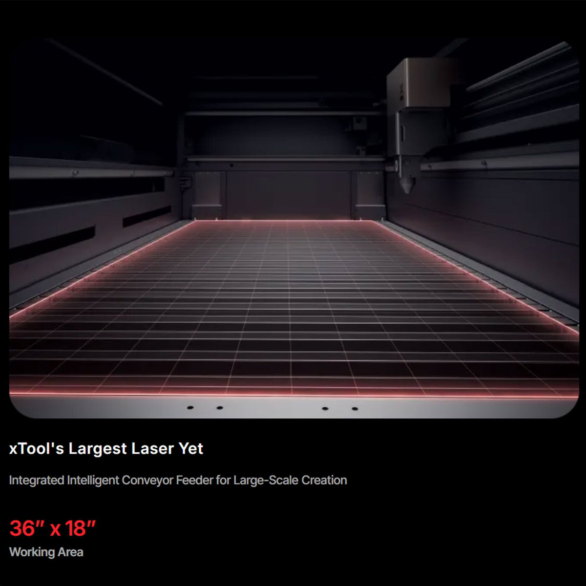 xTool P3 80W CO2 Laser Cutter &amp; Engraving Machine with Intelligent Automation Laser Engraver xTool 