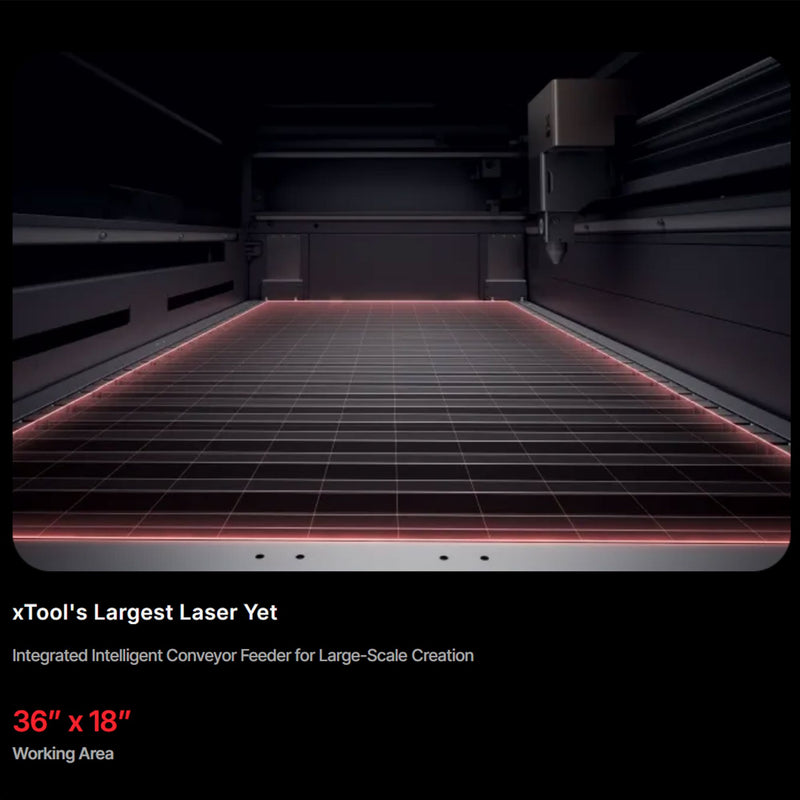 xTool P3 80W CO2 Laser Cutter & Engraving Machine with Intelligent Automation Laser Engraver xTool 