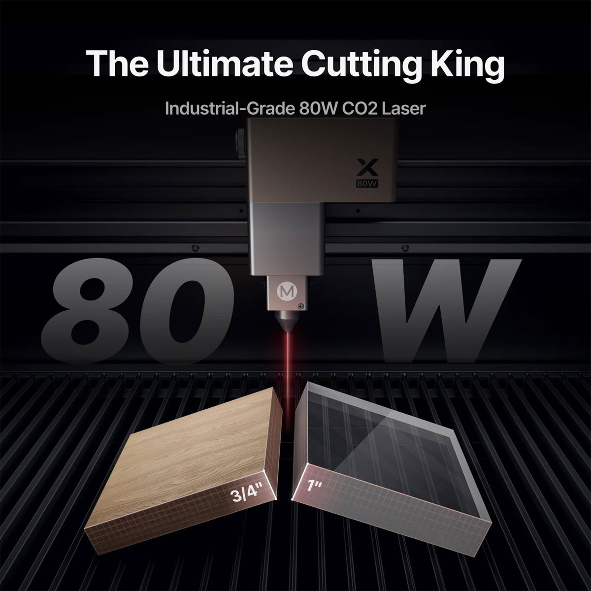 xTool P3 80W CO2 Laser Cutter &amp; Engraving Machine with Intelligent Automation Laser Engraver xTool 