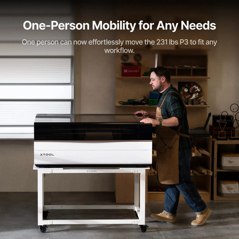 xTool P3 Mobile Floor Safe Work Stand Laser Engraver Accessories xTool 