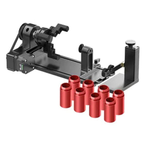xTool RA2 Pro 4-in-1 Rotary Tool for D1 Pro/D1 w/ 8 Risers - Red Laser Engraver xTool 