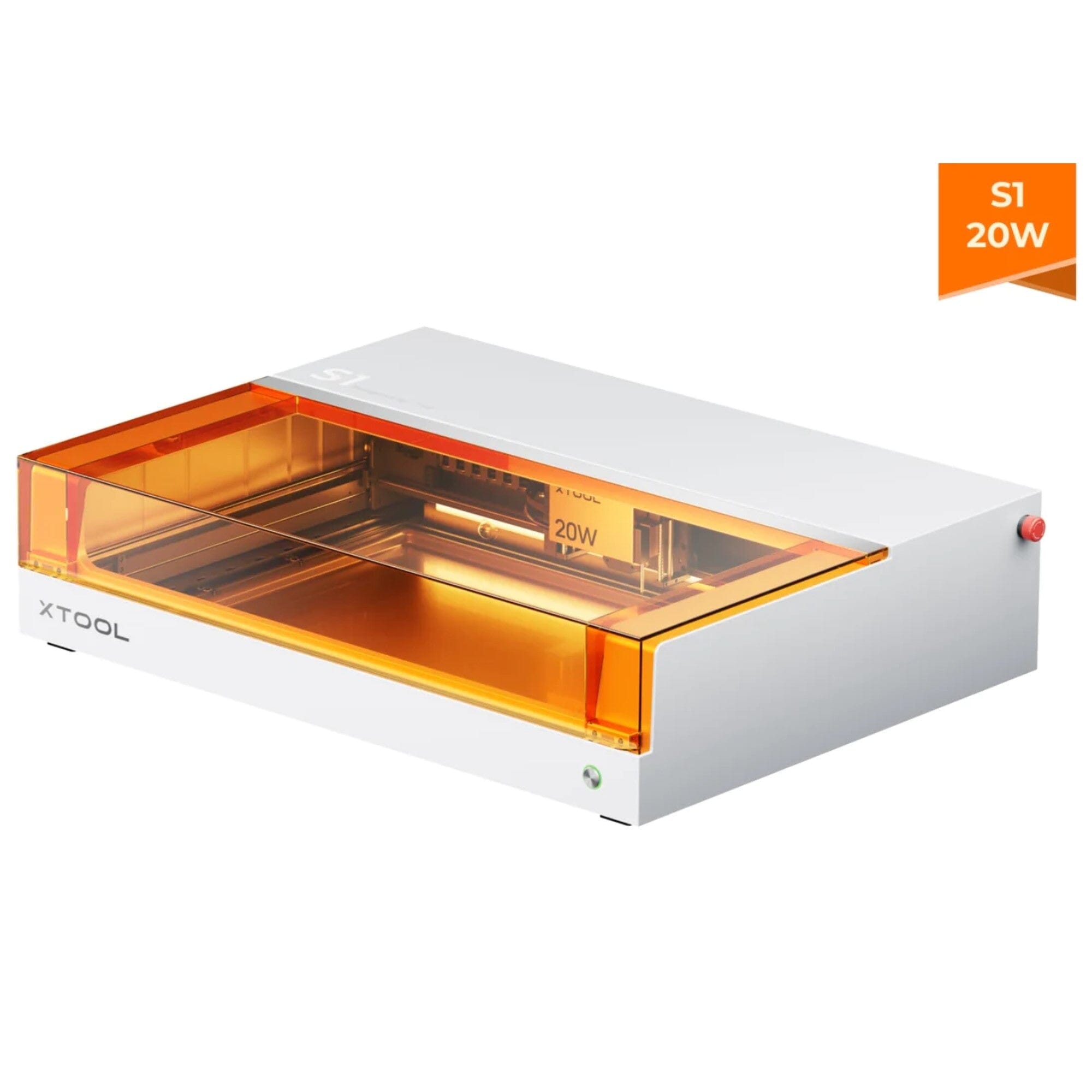 xTool S1 Laser Cutter & Engraver Bundle w/ Air Assist, Honeycomb, Filter - White Laser Engraver xTool 