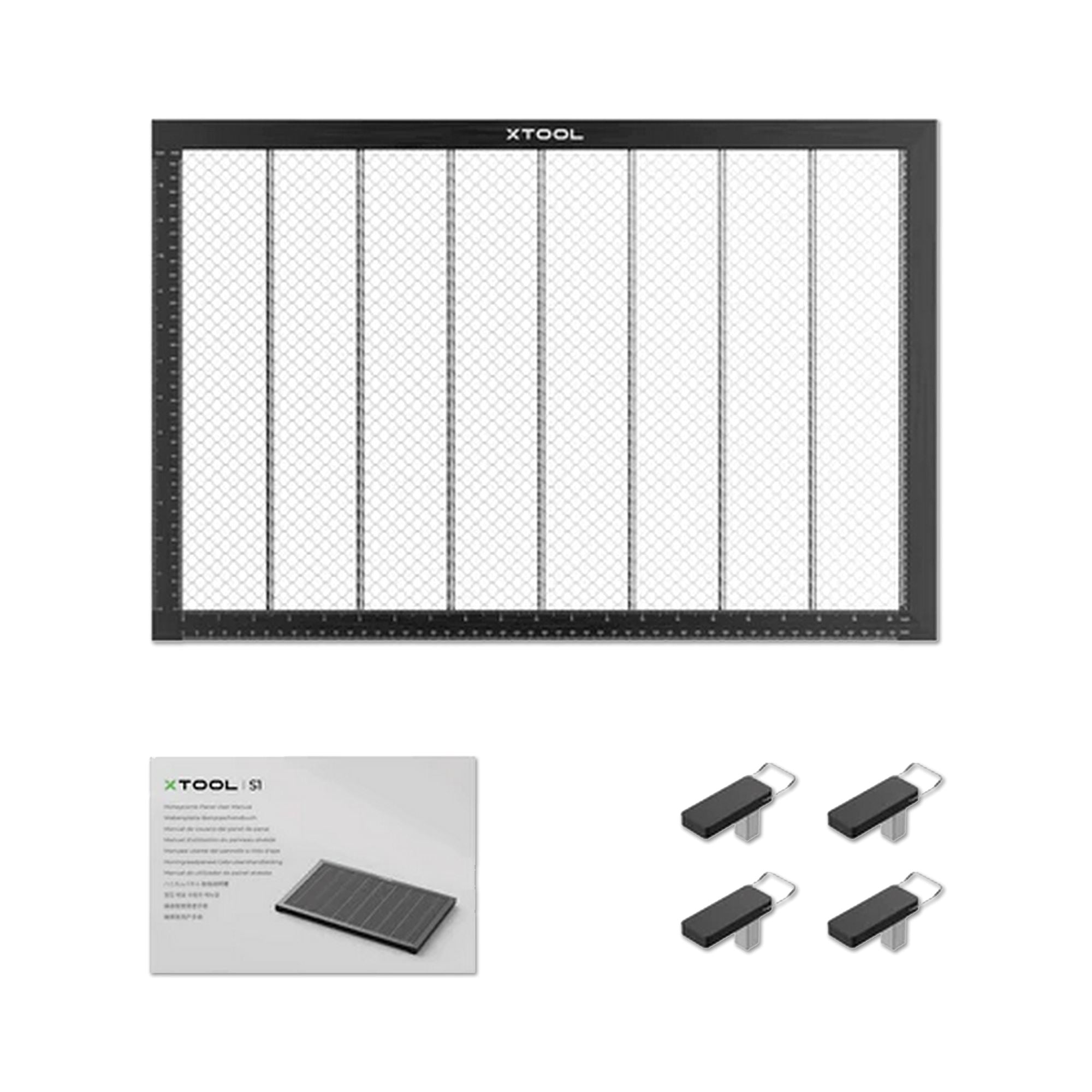 xTool S1 Laser Cutter & Engraver Bundle w/ Air Assist, Honeycomb, Filter - White Laser Engraver xTool 
