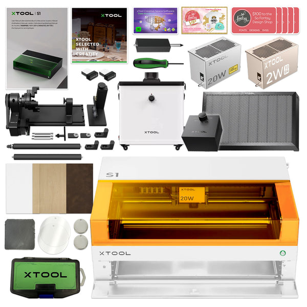 xTool S1 Laser & Engraving Bundles in Stock | Swing Design