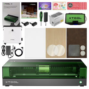 xTool S1 Laser Cutter & Engraver Machine Base Bundle with Filter Laser Engraver xTool 20W Diode Laser 