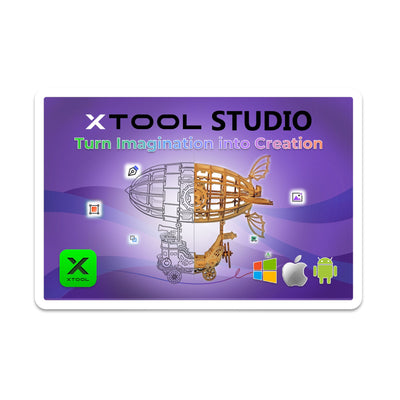 xTool S1 Laser Cutter & Engraver Machine Bundle w/ Rotary & Riser Laser Engraver xTool 