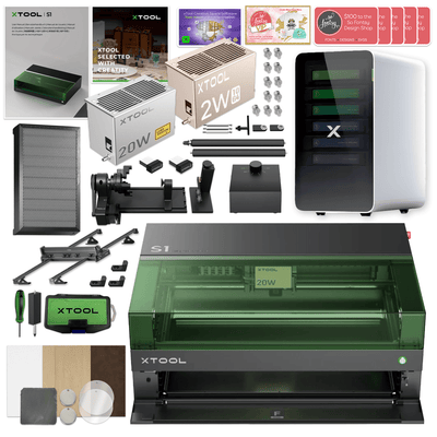 xTool S1 Laser Cutter & Engraver Machine with Deluxe IR Laser & Filter 20W Diode Laser Swing Design 2
