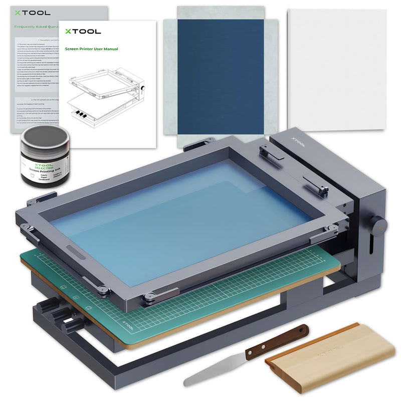 xTool S1 Laser Cutter & Engraver Machine with Screen Printing Bundle Laser Engraver xTool 