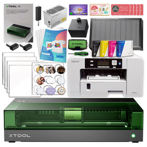 xTool S1 Laser Cutter & Engraver with Sawgrass SG500 Sublimation Printer Laser Engraver xTool 20W Diode Laser 