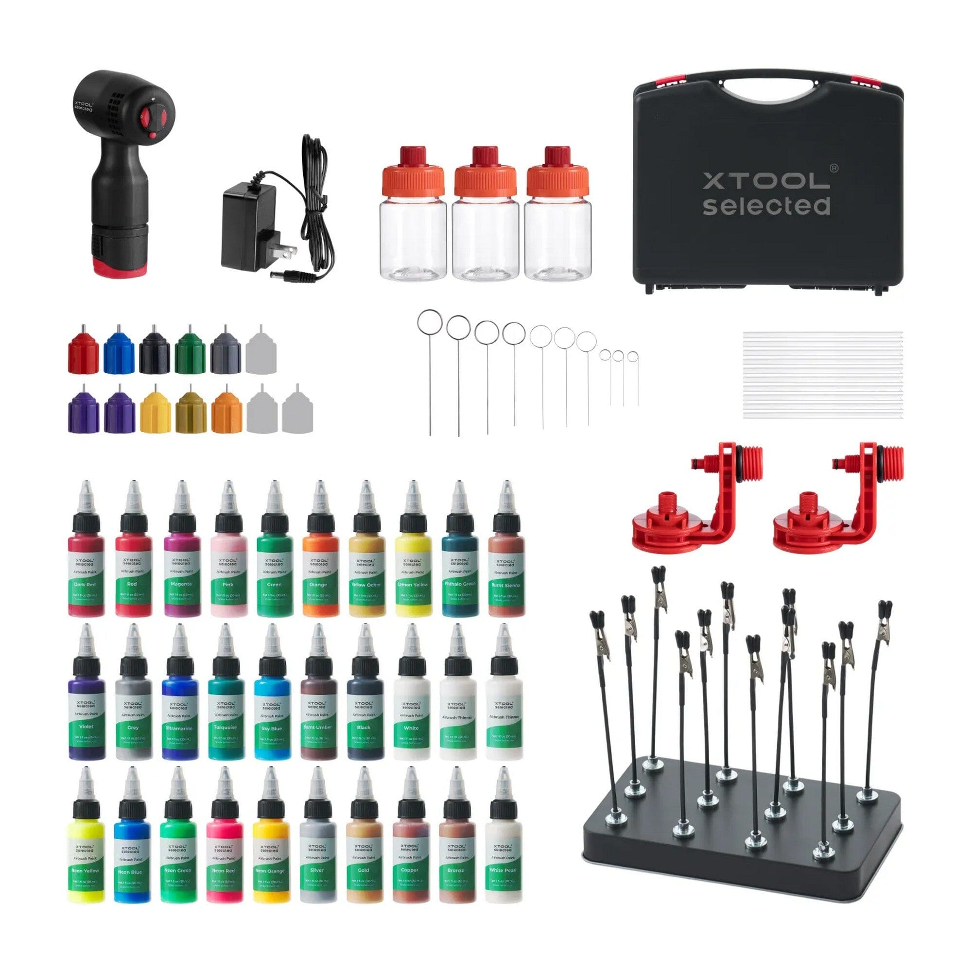 xTool Selected SnapSpray 85 Piece Airbrush Kit | Swing Design