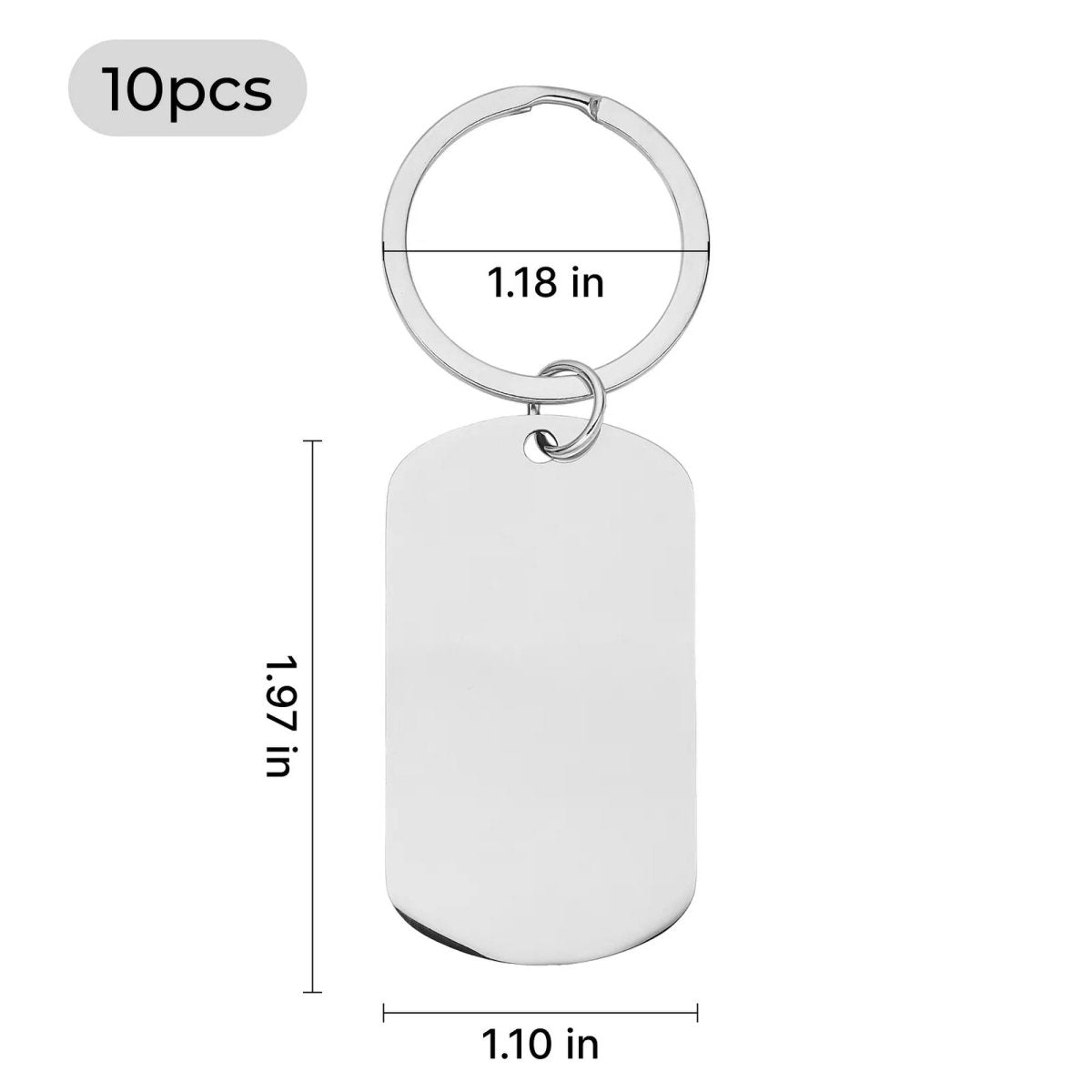 xTool Stainless Steel Keychain | Swing Design