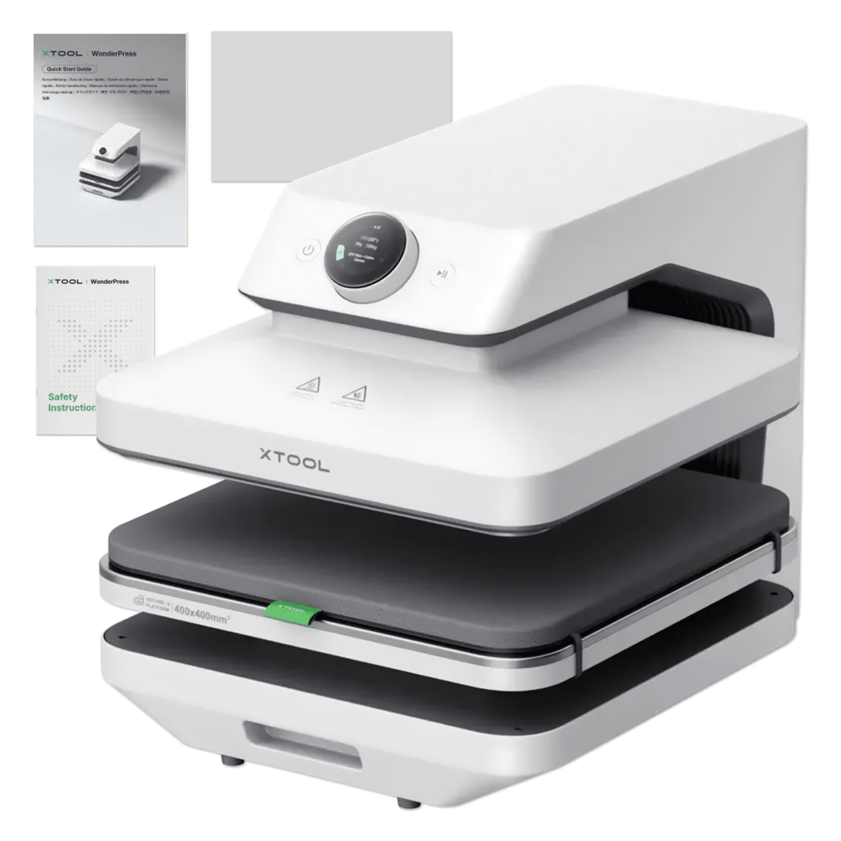 xTool WonderPress Heat Press with Craft Oven Module | Swing Design