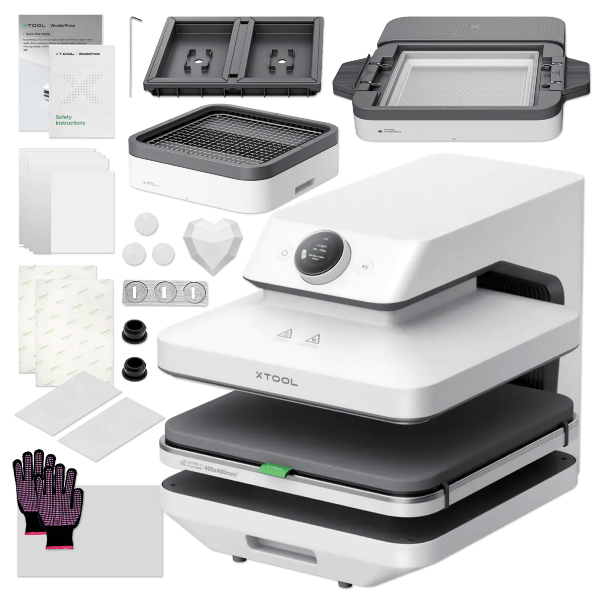 xTool WonderPress All-in-One Heat Press Bundle | Swing Design