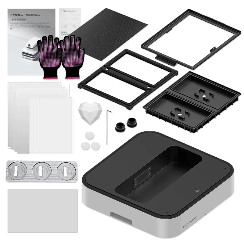 xTool WonderPress All-in-One 3D Heat Press with Dual Station - Swing Design5