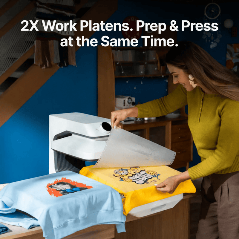 xTool WonderPress All-in-One 3D Heat Press with Dual Station Swing Design 12