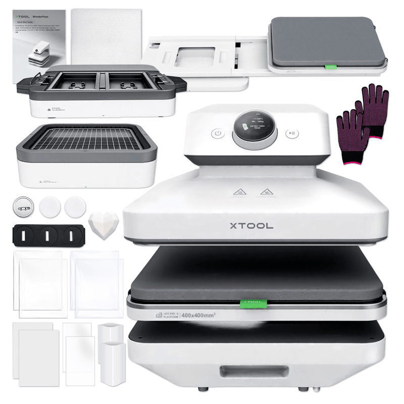 xTool WonderPress All-in-One 3D Heat Press with Dual Station Swing Design 1