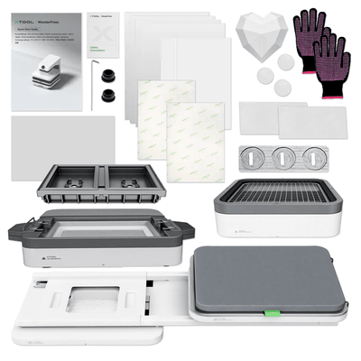 xTool WonderPress All-in-One 3D Heat Press with Dual Station Swing Design 5