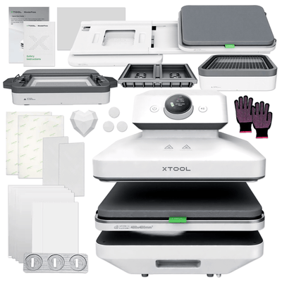 xTool WonderPress All-in-One 3D Heat Press with Dual Station Swing Design 1