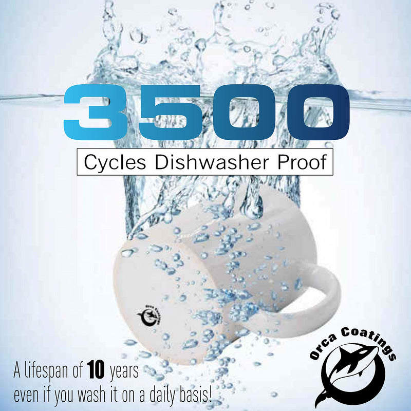 11oz ORCA AAA Ceramic White Sublimation Mug Blank Sublimation Swing Design 