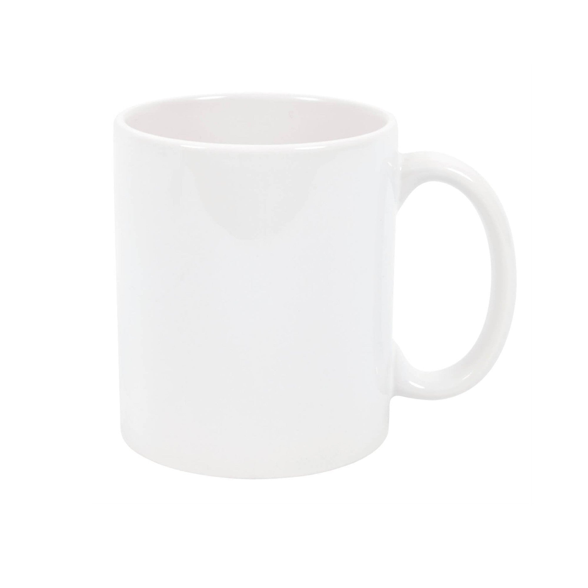Sublimation Custom Logo Print 11oz Simple White Coffee Cups Ceramic Mug  White to Sublimate - China Ceramic Mug and Mug price