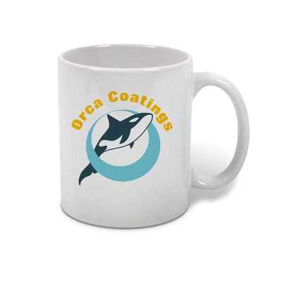 11oz ORCA AAA Ceramic White Sublimation Mug Blanks - 12 Pack Sublimation Swing Design 