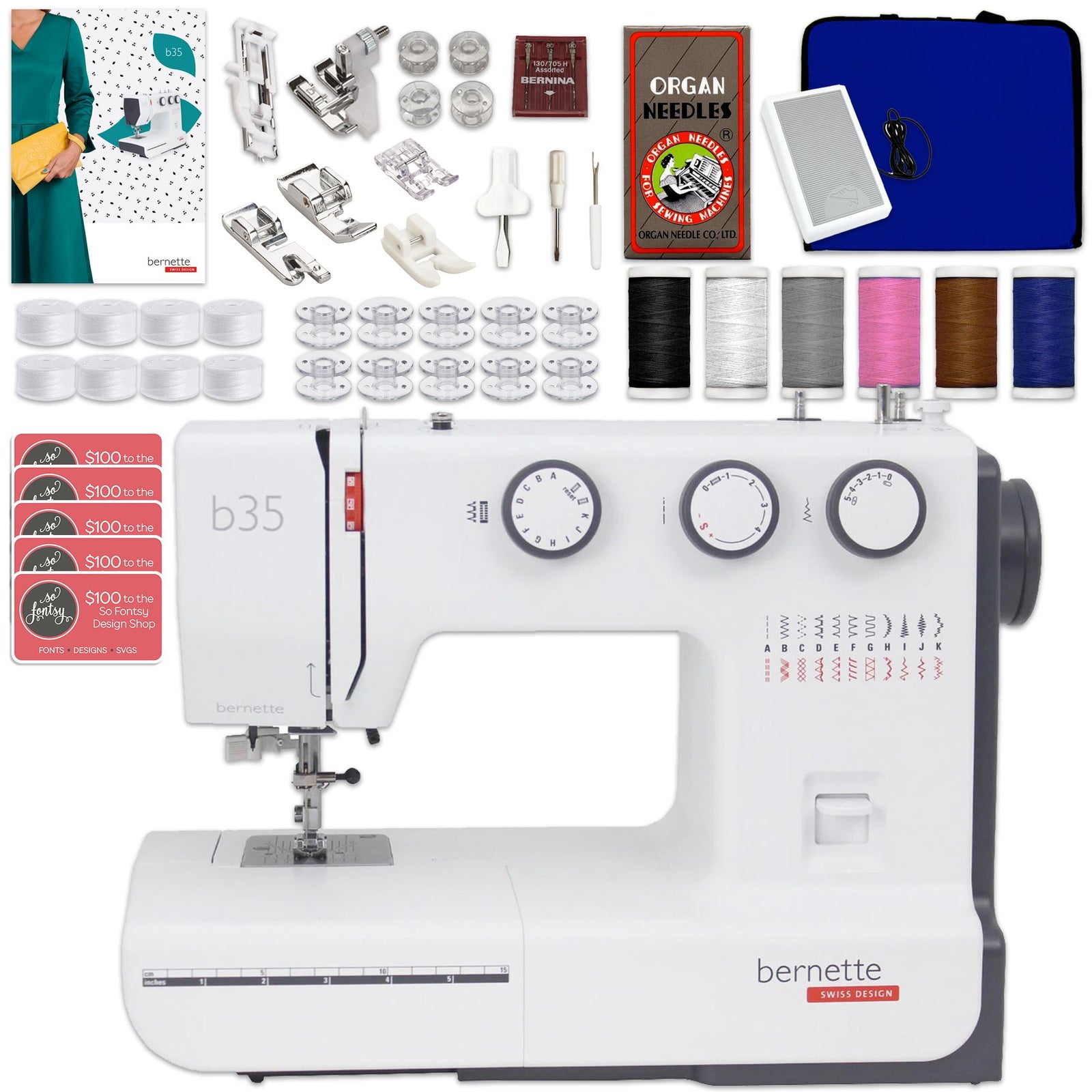 Bernette Sewing & Embroidery Machine Bundles | Swing Design