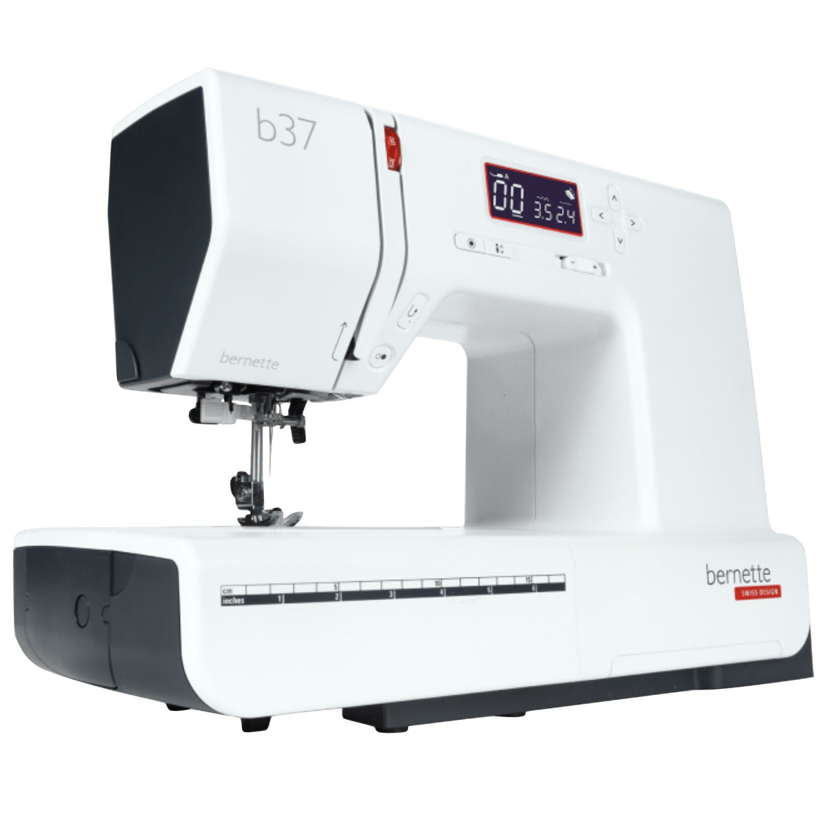 Bernette B37 Computerized Sewing Machine Bundle w/ 5 Pressure Feet Brother Sewing Bundle Bernette 
