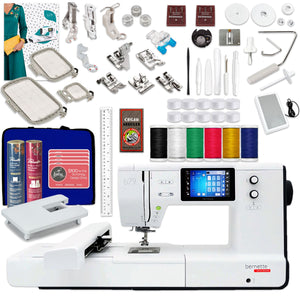 Bernette B79 Sewing & Embroidery Machine Deluxe Bundle, $1797 Software Package Brother Sewing Bundle Bernette 